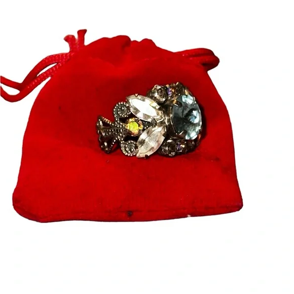 SORRELLI cutting edge cocktail ring - Picture 2 of 3